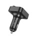 FM-трансмітер модулятор Hoco E85 Tiger Bluetooth USB+Type-C з дисплеєм чорний (RZN-23105358)