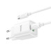 Зарядний пристрій з кабелем USB+Type-C/Type-C 1 м HOCO C149A Charm 30 W 12 V 2.5 А білий (RZN-23106389) Зарядний пристрій з кабелем USB+Type-C/Type-C 1 м HOCO C149A Charm 30 W 12 V 2.5 А білий (RZN-23106389)