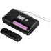 Радіоприймач Hoco HI50 Portable MP3 з акумулятором та ліхтариком чорний (RZN-23106822)