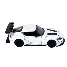 Іграшкова машинка моделька KiNSMART KT5421W Toyota GR Supra Racing Concept метал 12.5 см інерційна білий (RZN-23103679)