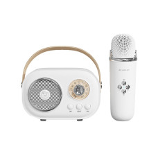 Колонка портативна з мікрофоном Bluetooth білий (RZN-23101674)