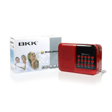 Радіоприймач BKK S61 USB MP3 червоний (RZN-23092794)