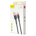 Кабель USB/Type-C 3 м Baseus Cafule 2 А чорний з червоним (RZN-23102921)