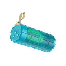 Колонка портативна HOCO HC7 Pleasant Bluetooth LED FM блакитний (RZN-23103003)