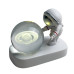 Нічник LED Астронавт з кулею USB 11.5 см білий (RZN-23106598)