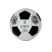М'яч футбольний №2 OFFICIAL 2502-20 білий з чорним (RZN-23101931)