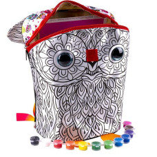 Набір для дитячої творчості Рюкзак-розмальовка My Color Owl Bag Danko Toys 09181 різнобарвний (RZN-23100284)