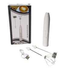 Міксер-шейкер ручний Milk Frother AN-69 8 Вт 3 швидкості білий (RZN-23097503)