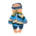 Пупс Limo Toy D1422 зі звуковими ефектами 23.5 см синій (RZN-23096372)
