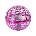 Інтерактивна літаюча іграшка Куля Fly Nova зі світловими ефектами 9.5 см рожевий (RZN-23099735)