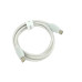Кабель Type-C/Type-C 1 м ESSAGER Waves 100 Вт 5 А білий (RZN-23100571)