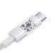 Кабель USB/Type-C 1 м Baseus Gem Fast-Charging 100 Вт білий (RZN-23100572)