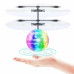 Інтерактивна літаюча іграшка Sensor Flying Ball зі світловими ефектами 12 см прозорий (RZN-23094558)
