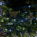Світлодіодна гірлянда-нитка чорний дріт 500 LED Xmas конус 25 м 8 режимів білий (RZN-23092306)