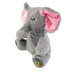 Інтерактивна іграшка-нічник Дихаючий Слоник Elephant зі звуковими та світловими ефектами 30 см сірий (RZN-23100528)