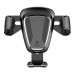 Тримач для гаджетів на дефлектор Baseus Gravity Car Mount пластик чорний (RZN-23098663)