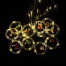 Світлодіодна гірлянда-завіса прозорий дріт Фігурки в крузі 10 LED Magic Lights 3 х 0.6 м теплий білий (RZN-23100121)