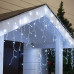 Світлодіодна гірлянда-бахрома вулична білий дріт 120 LED Euro Led ліхтарики 3 м білий (RZN-23092369)