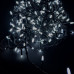 Світлодіодна гірлянда-нитка чорний дріт 500 LED Xmas свічка матова 18 м 8 режимів білий (RZN-23092295)