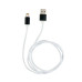Кабель USB/Apple Lightning 1 м DM-M12 магнітний 2 А білий (RZN-23090272)