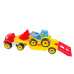 Іграшковий набір машинок 2в1 Автовоз Technok Toys 3916 пластик 64 см різнобарвний (RZN-23099725)