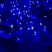 Світлодіодна гірлянда-сітка вулична чорний дріт 380 LED Euro Led ліхтарики 3 м 8 режимів синій (RZN-23092370)