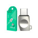 Перехідник microUSB F/Type-C M Hoco UA8 сріблястий (RZN-23097801)