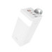Універсальна мобільна батарея 50000 mAh Hoco J86A Powermaster 22.5 W повербанк з дисплеєм білий (RZN-23099498)