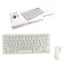 Комплект бездротовий клавіатура та миша Mini Keyboard K03 білий (RZN-23095955)