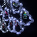 Світлодіодна гірлянда-завіса прозорий дріт Фігурки в ялинці 10 LED Magic Lights 3 х 0.6 м білий (RZN-23095640)