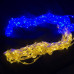 Світлодіодна гірлянда-завіса прозорий дріт Прапор України 120 LED Magic Lights ліхтарики 3 х 2 м мульти (RZN-23095768)