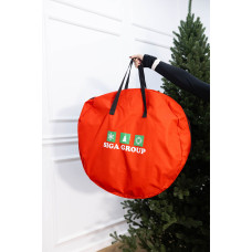 Сумка для вінка 0,15*0,7м червона Д 70 см