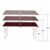 Стол для пикника раскладной Folding Table с стульями Коричневый