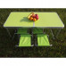 Стол раскладной для пикника Folding Table + 4 стула, портативный, регулируемая высота (CHB-3001)