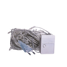 Новорічна гірлянда кімнатна нитка 10 м 120 LED білий провід Білий W120LED10MWW (LG-W120LED10MWW)