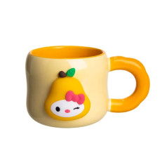 Кубок порцелянова з магнітом Sanrio 400 (мл) подарункова кружка прикольна чашка для дітей на подарунок Бежевий FM-37A (LG-FM-37A)