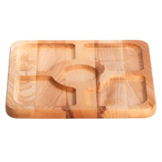 Менажниця на 5 секцій дерев'яна 30×20 см Lugi T54W300 (LG-T54W300)