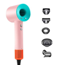 Фен стайлер для волосся 5 в 1 Supersonic Premium 1600 Вт 5 насадок 3 режими швидкості Рожевий PH770PBL (LG-PH770PBL)
