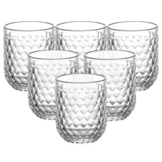 Набір склянок 6 шт по 250 мл Прозорий HP-19-105 (LG-HP-19-105)