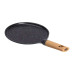 Алюмінієва млинцева сковорода з мармуровим антипригарним покриттям Ø 22 см, товсте дно MGC Black HP-4-427B (LG-2358506317)