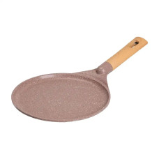 Алюмінієва млинна сковорода Marble з антипригарним покриттям Ø 24 см, товсте дно MGC кавова HP-4-428CO (LG-2358506324)