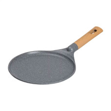 Алюмінієва сковорода для млинців з мармуровим антипригарним покриттям Ø 24 см, товсте дно MGC сірий HP-4-428G (LG-2358506322)