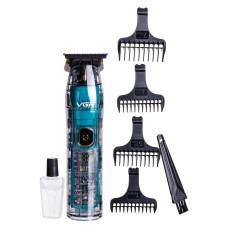 Тример для стрижки акумуляторний з 4 насадками Зелений VGR V-961 (LG-HP-V-961)
