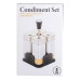 Набор емкостей для специй 4 шт на подставке 120 мл Хром HP-1318
