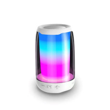 Портативна міні колонка з підсвічуванням Білий 8893AW (LG-1877125333) Портативна міні колонка з підсвічуванням Білий 8893AW (LG-1877125333)