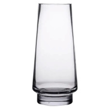 Стеклянная декоративная ваза для цветов 30 см прозрачная ваза для интерьера 2.6 л HP-10-19