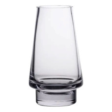 Стеклянная декоративная ваза для цветов 25 см прозрачная ваза для интерьера 1.9 л HP-10-20