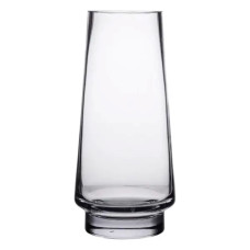 Стеклянная декоративная ваза для цветов 21 см прозрачная ваза для интерьера 1 л HP-10-21