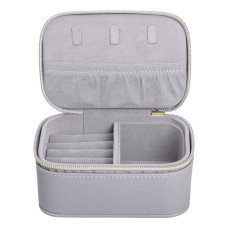 Скринька для прикрас з еко шкіри на блискавці міні органайзер для ювелірних виробів HP-5-26G (LG-HP-5-26G)