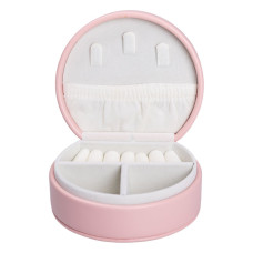 Скринька для прикрас з еко шкіри 10×9×4.5 см ​​органайзер для ювелірних виробів HP-5-31P (LG-HP-5-31P)